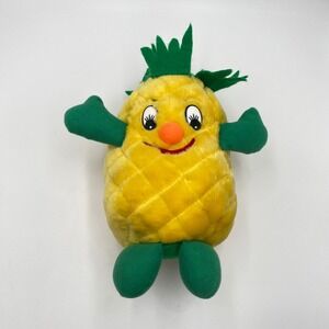 Vintage Goffa Pineapple 11" Plush Garden Friends Toy Fruit Character‎